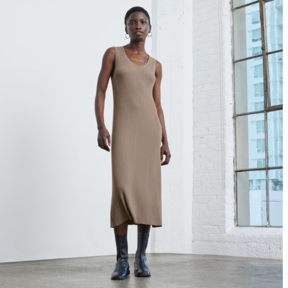 Everlane midi ribbed dress